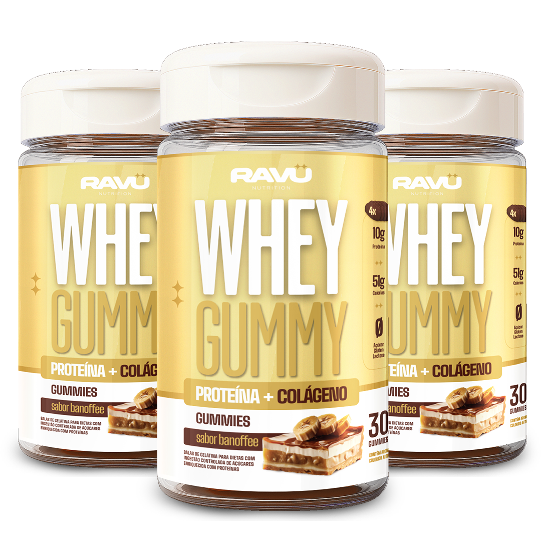 Whey Gummy RAVU — Chocolate e Banoffe 150 g