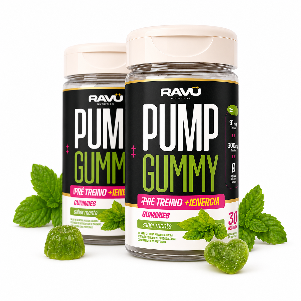 Pump Gummy RAVU — Menta 150 g
