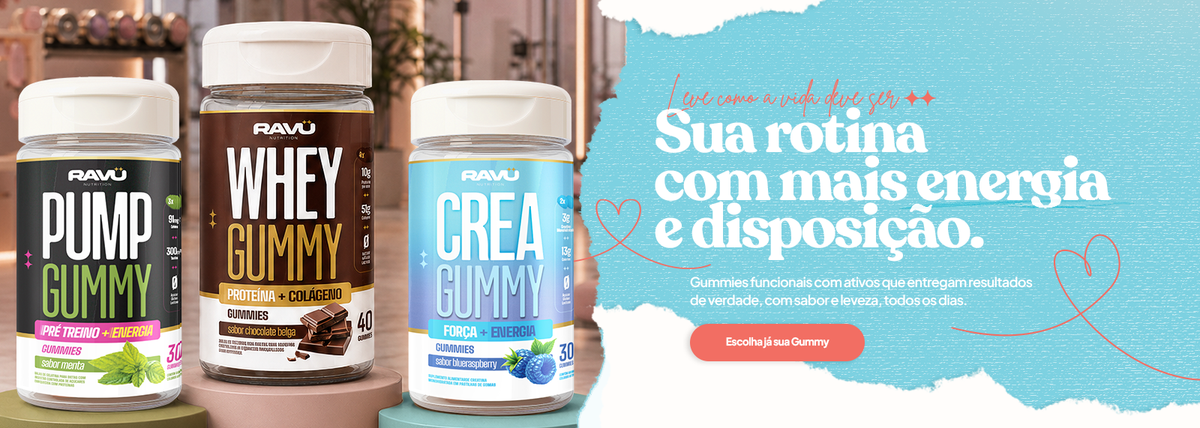 Linha Move RAVU: sua rotina com mais energia e disposição