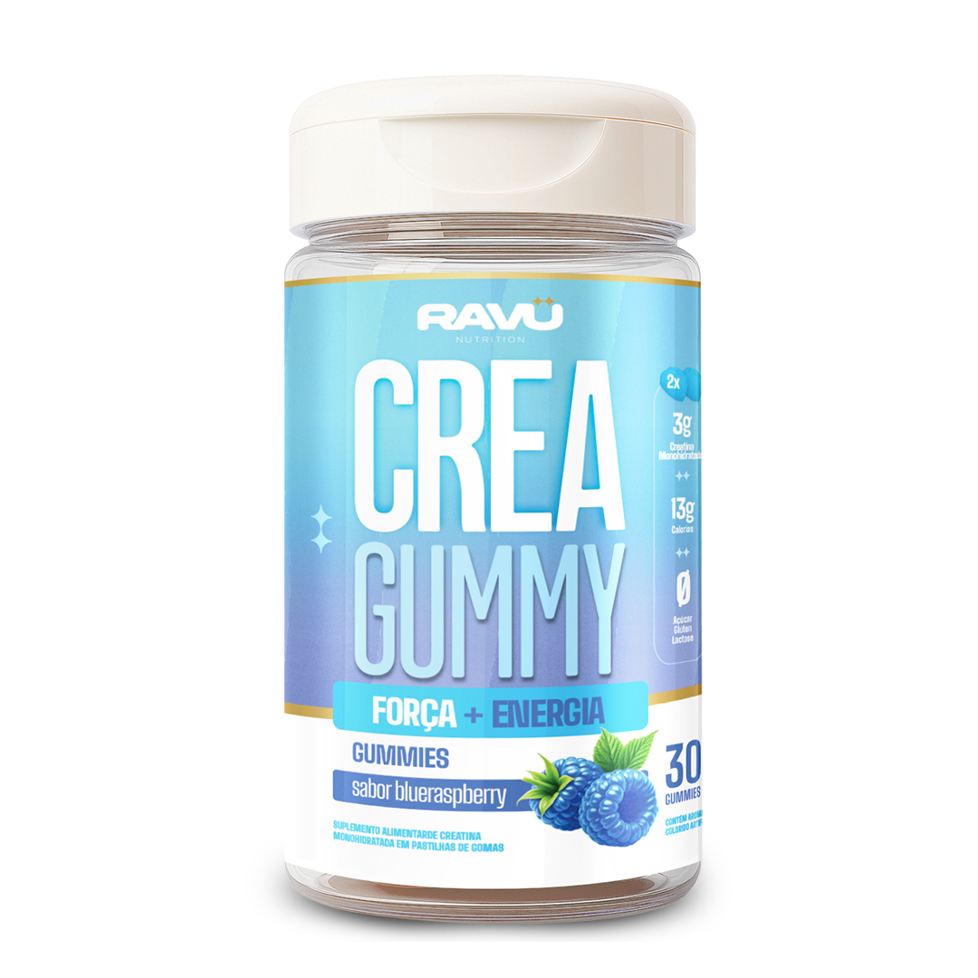 Creatina em Goma RAVU | Framboesa Azul 150 g