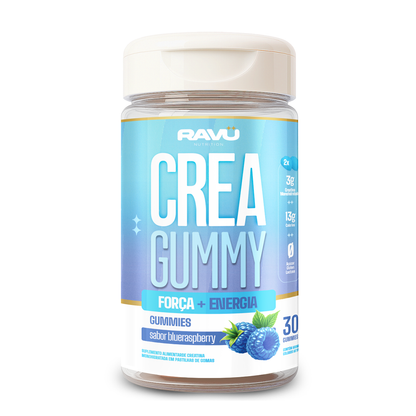Creatina em Goma RAVU | Framboesa Azul 150 g
