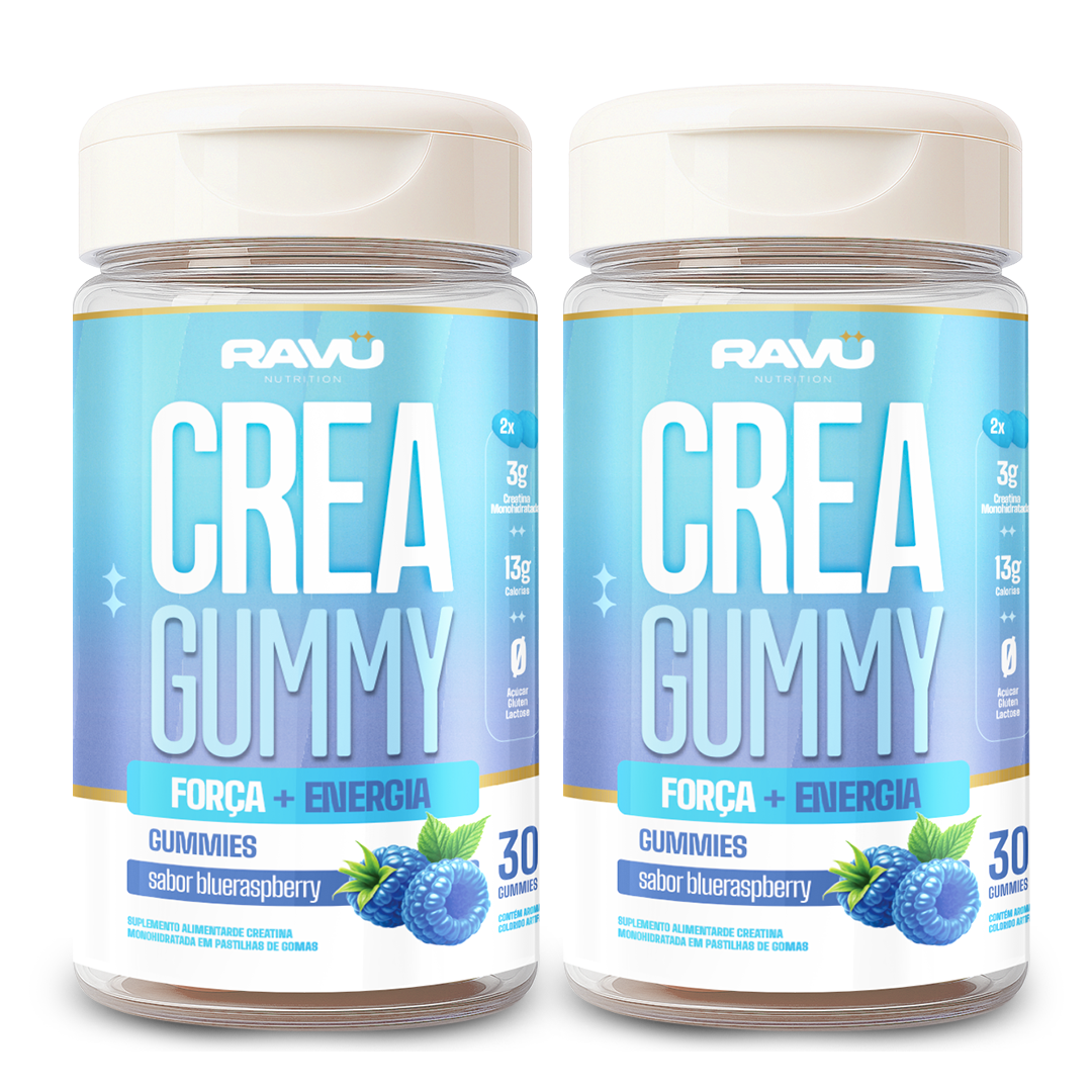 Creatina em Goma RAVU | Framboesa Azul 150 g