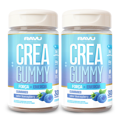 Creatina em Goma RAVU | Framboesa Azul 150 g