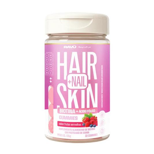 Ravu® Hair Skin + Nail - Frutas Vermelhas 135 G