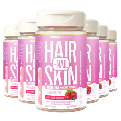 Ravu® Hair Skin + Nail - Frutas Vermelhas 135 G