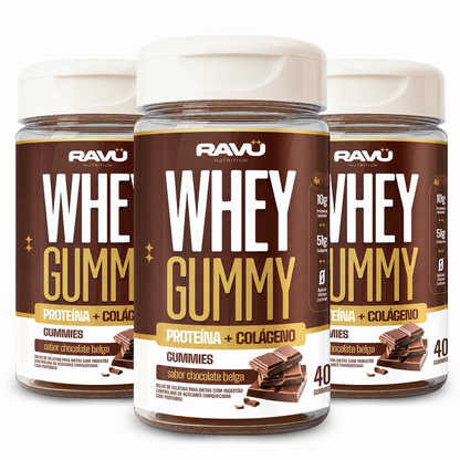 Whey Gummy RAVU | Chocolate e Banoffe 200 g