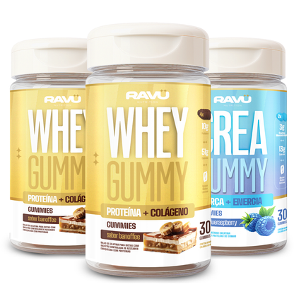 Combo Performance Total RAVU — Creatina + Whey Gummy