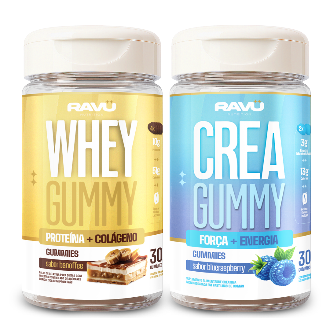 Combo Performance Total RAVU — Creatina + Whey Gummy