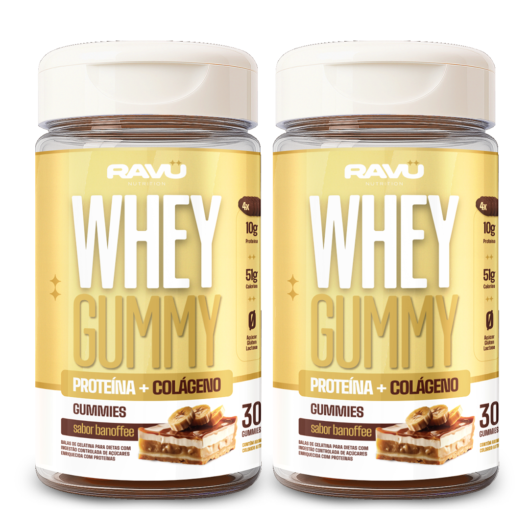 Whey Gummy RAVU — Chocolate e Banoffe 150 g