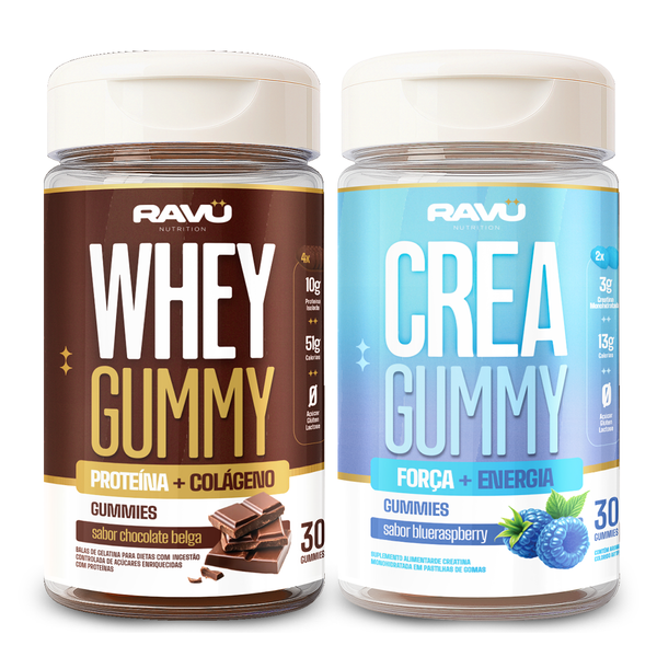Combo Performance RAVU — Whey Gummy + Creatina Gummy
