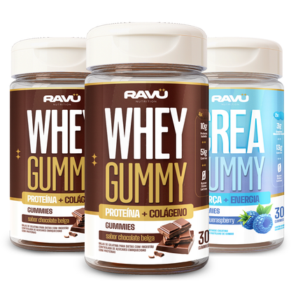 Combo Performance Total RAVU — Creatina + Whey Gummy