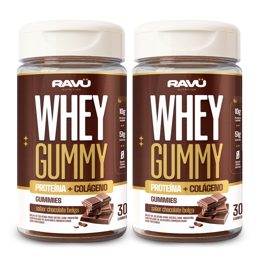 Whey Gummy RAVU — Chocolate e Banoffe 150 g