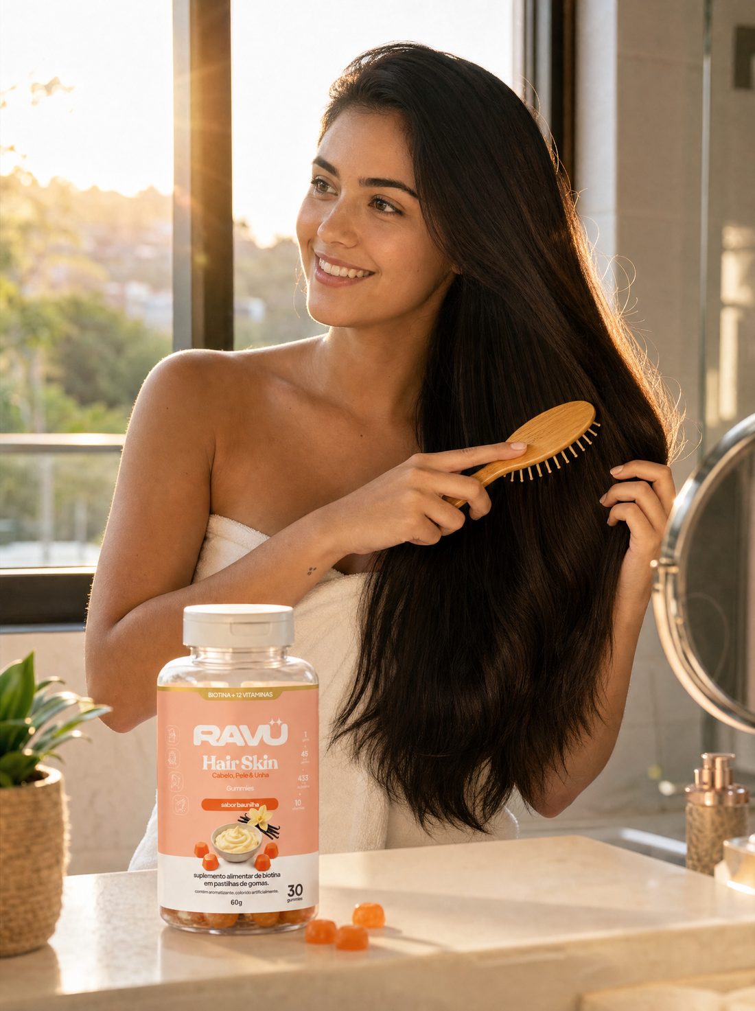 Hair Skin Gummy RAVU | Baunilha 150 g