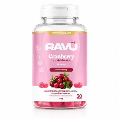 Imunidade Feminina Gummy RAVU | Cranberry 60 g