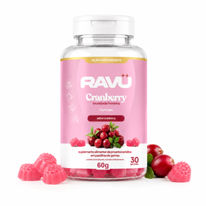 Imunidade Feminina Gummy RAVU | Cranberry 60 g