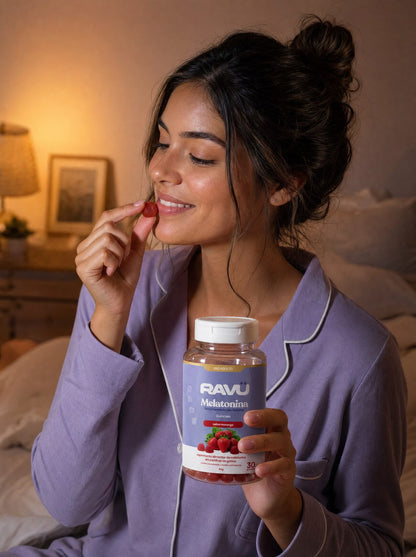 Melatonina Gummy RAVU | Morango 150 g