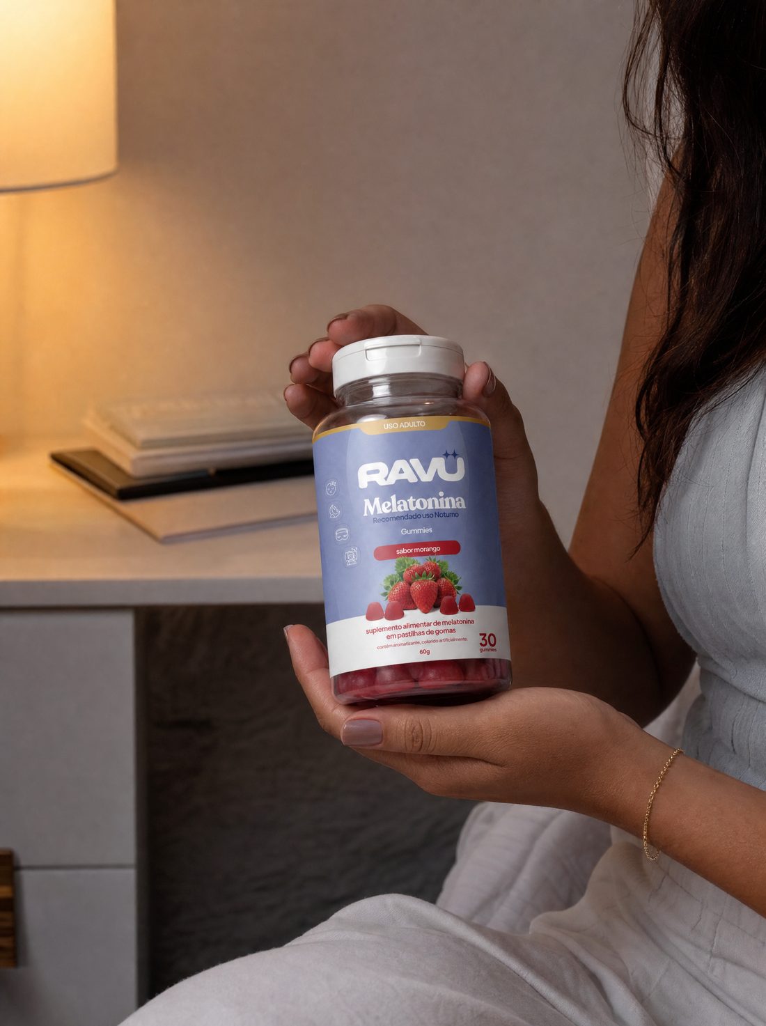 Melatonina Gummy RAVU | Morango 150 g