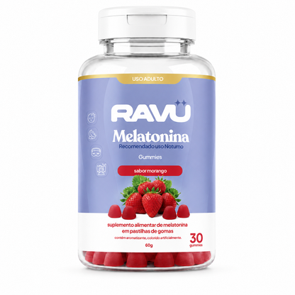Melatonina Gummy RAVU | Morango 60 g