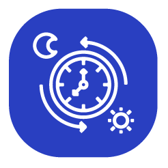 Passam por jet lag (alteração do fuso horário)